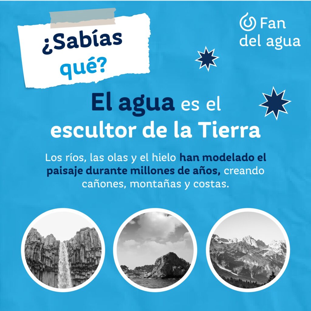 agua esculpe paisajes